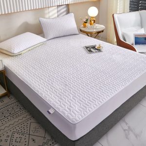 Thickened Mattress Cover Thick Quilted Bed Sheet Fitted Sheet Se